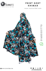 প্রিন্ট শট খিমার (Paint Short Khimar - Image 4