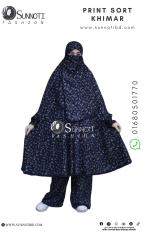 প্রিন্ট শট খিমার (Paint Short Khimar - Image 3