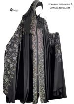 স্টোন আবায়া পার্টি বোরকা -৩ (Stone Abaya Party Borka 3) - Image 5
